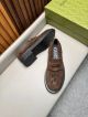 Gucci Man Brown Calfskin Business Leather Shoes 042885 (3)_th.jpg